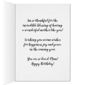 Anniversaire, je suis ainsi béni pour vous avoir (Intérieur (Droit))