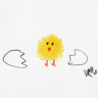 Anniversaire - Joyeux Hatch Day (Chick) Carte