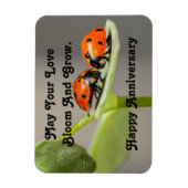 Anniversaire Ladybugs Photo Magnet (Vertical)