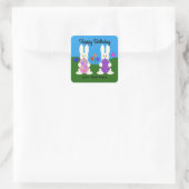 Anniversaire Lapin de Pâques #7 Stickers (Sac)