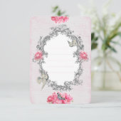 Anniversaire - Linge blanc - Carte d'invitation (Debout devant)