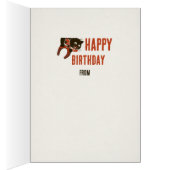 Anniversaire Louis Wain Bonne chance chats CC0166  (Intérieur (Droit))
