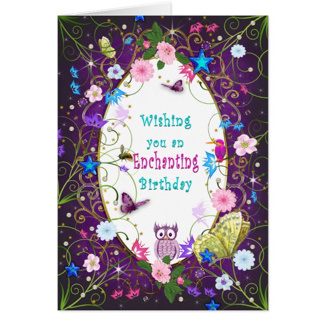 Anniversaire magique et enchanteur, Femme (Devant)