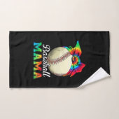 Anniversaire Maman Baseball Art Mère (Serviette à main)
