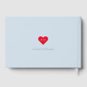 Anniversaire Mariage de l'élégant Dusty Blue Silve (Verso)