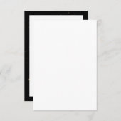 Anniversaire Mariage d'or Cartes RSVP Spectres d'o (Devant / Derrière)