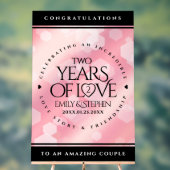 Anniversaire Mariage élégant du 2e Rose Quartz (Neutre)