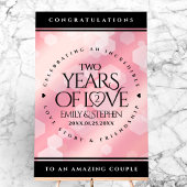 Anniversaire Mariage élégant du 2e Rose Quartz