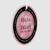 Anniversaire Mariage élégant du 2ème 5ème Rose Qua (devant)