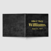 Anniversaire mariage Or sur cuir noir (Complet)