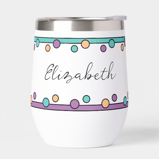 Anniversaire marquant 30 ans nom orange vert (Gauche)