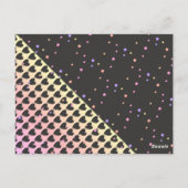 Anniversaire Merci Carte photo Coeur et étoiles Fi (Dos)