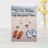 ANNIVERSAIRE **MON AMI TRÈS SPÉCIAL** CARTE DE PLA (Fleur jaune)