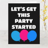 ANNIVERSAIRE OBTENONS CETTE FÊTE CARTES DÉMARRÉES (Fleur jaune)