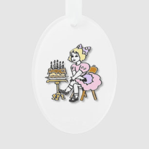 Anniversaire Ornement de fille