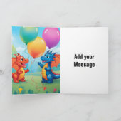 Anniversaire / ou d'autres parties - Carte de voeu (Intérieur)