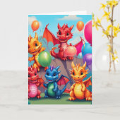 Anniversaire / ou d'autres parties - Carte de voeu (Fleur jaune)