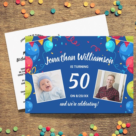 Anniversaire Par la poste Envoyer une carte Photo