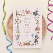 Anniversaire Paw-ty mignon chiot chiens Invitation