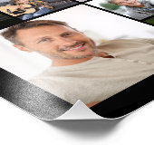 Anniversaire Photo Collage ANNÉES DANS LA FABRICAT (Coin)