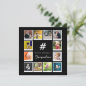 Anniversaire Photo Collage Modèle N'importe quel n (Debout devant)