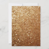 Anniversaire Photo Moderne Invitation Blanc (Dos)