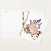 Anniversaire Pig Partypage Spiral Planner