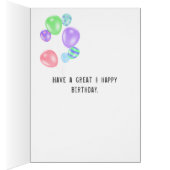 Anniversaire Pink Denim Heart (Intérieur (Droit))