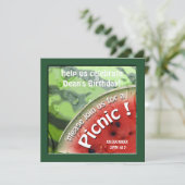 Anniversaire Pique-Nique Été Invitation (Debout devant)
