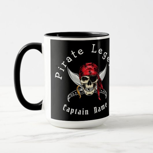 ANNIVERSAIRE Pirate Skull Mug (Gauche)