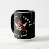 ANNIVERSAIRE Pirate Skull Mug (Devant gauche)