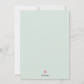 anniversaire piscine d'été invitation (Dos)