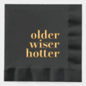 Anniversaire plus sage Hotday Napkins (Recto)