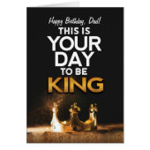 Anniversaire pour papa, C'est Ton jour pour être r (Devant)