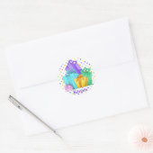 Anniversaire Présente Stickers (Enveloppe)
