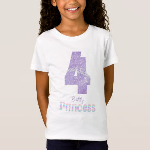Anniversaire Princesse 4 ans T-shirt