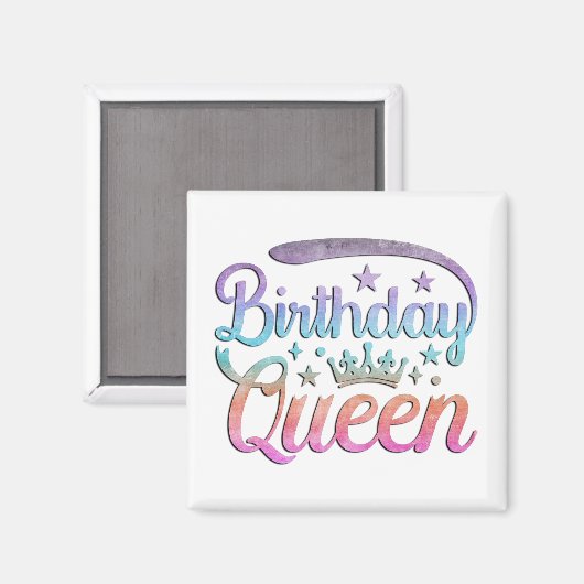 Anniversaire Reine Magnet (Recto/Verso)