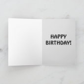 ANNIVERSAIRE ROMANTIQUE CARTE DE SALUT MARI OU FEM (Intérieur)