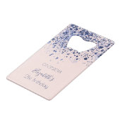 Anniversaire rose or bleu marine bleu parties scin (Dos Angle)