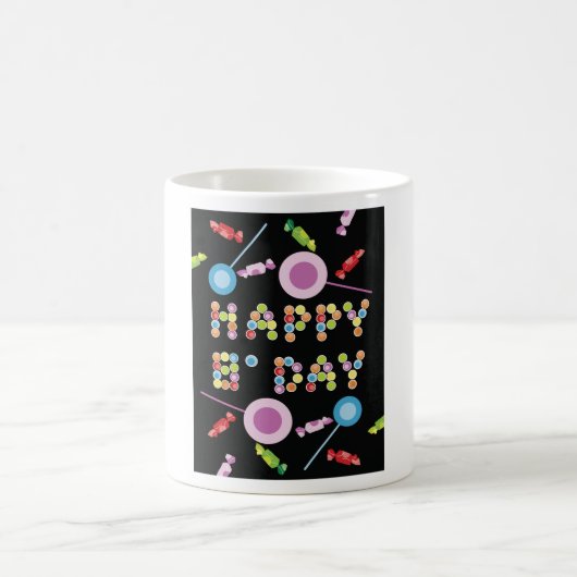 Anniversaire Salutation bougies Café Mug (Centre)