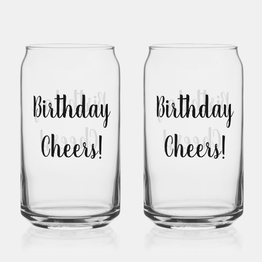 Anniversaire Soda Glass (Recto)
