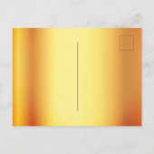 Anniversaire soirée or élégant arc invitation (Dos)