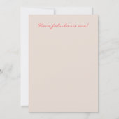 Anniversaire soleil néon jaune carte de voeux (Dos)