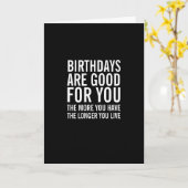 Anniversaire Sont Bon Pour Vous Drôle Carte Annive (Fleur jaune)