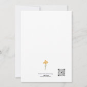 Anniversaire Souhaite Florale Carte Anniversaire (Dos)