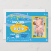 Anniversaire Sous-marin Invitation photo (Devant)