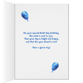 Anniversaire sur Jour des terres World Balloons Ca (Intérieur (Droit))