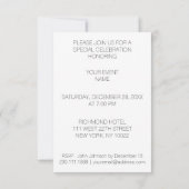 Anniversaire Surprise Invitation Vip Invitation (Dos)