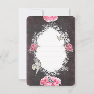 Anniversaire - Tableau noir - Carte d'invitation