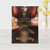 Anniversaire timbré - carte d'anniversaire avec la (Fleur jaune)